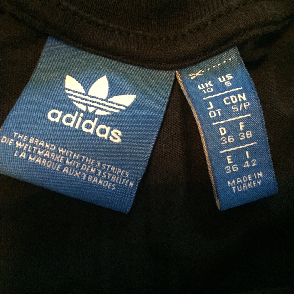 Classic adidas originals black logo t - Picture 5 of 5